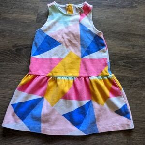 Janie and Jack Prismatic 3T Bow Dress